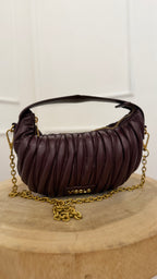 CROISSANT BAG BORDEAUX VICOLO