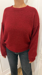 Paricollo Over Rosso alpaca Griffai
