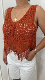 Top crochet rame vicolo