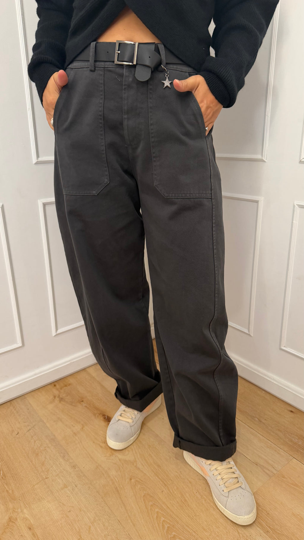 Pantalone ovetto stellina ferro susymix