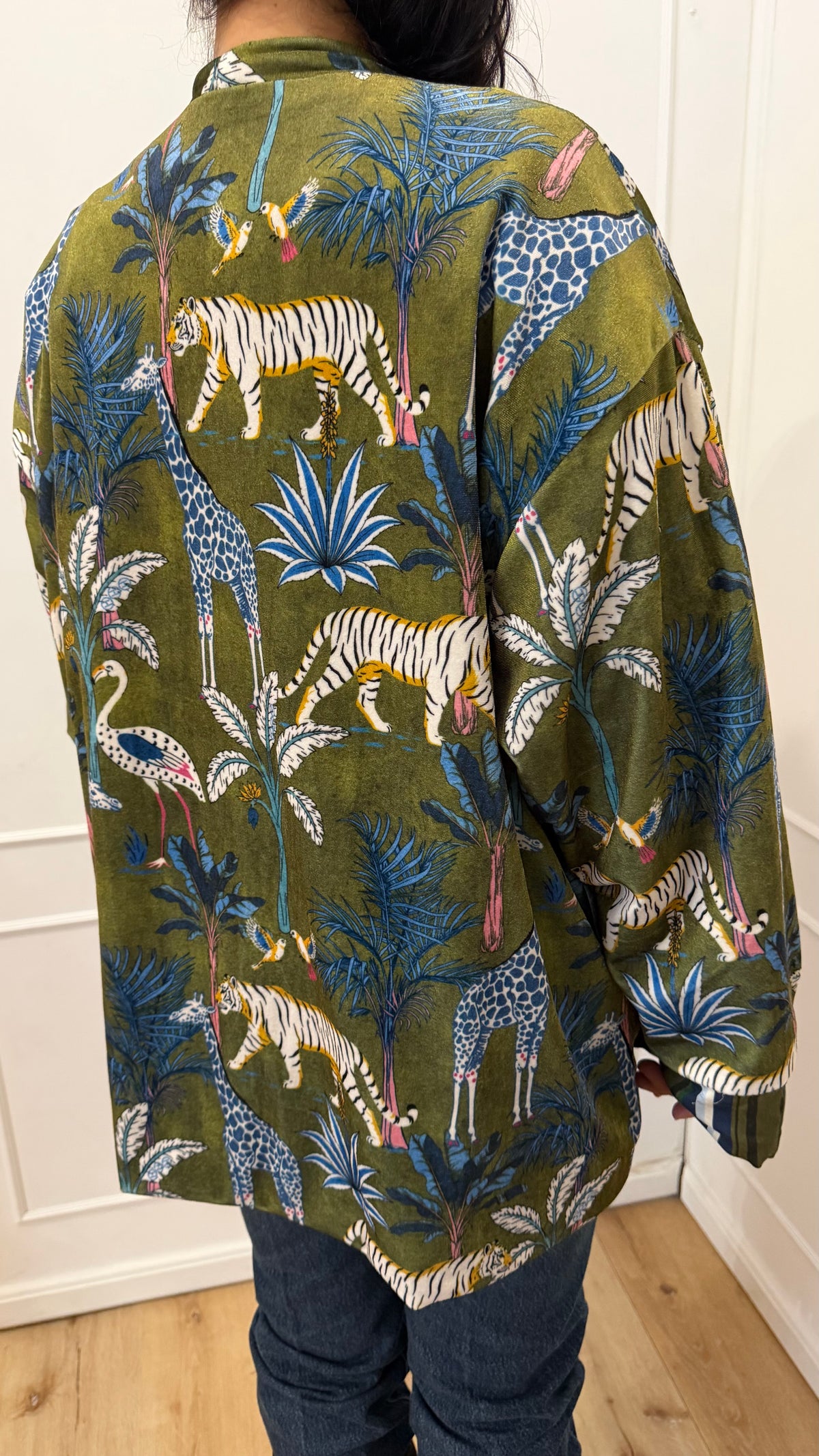 Kimono ciniglia nomad jungle Haveone