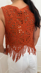 Top crochet rame vicolo