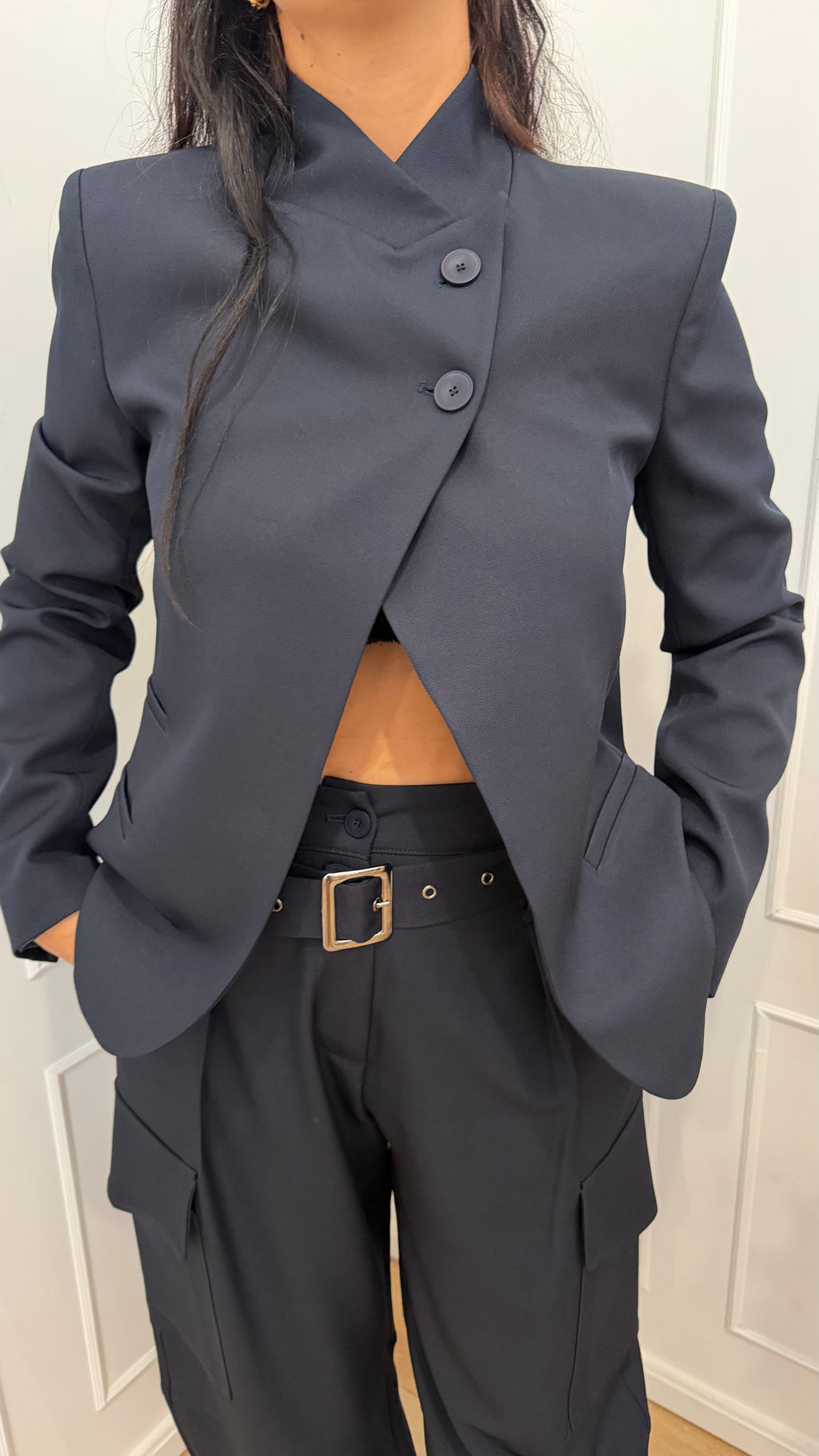 GIACCA COREANA BLU SCURO HAVEONE