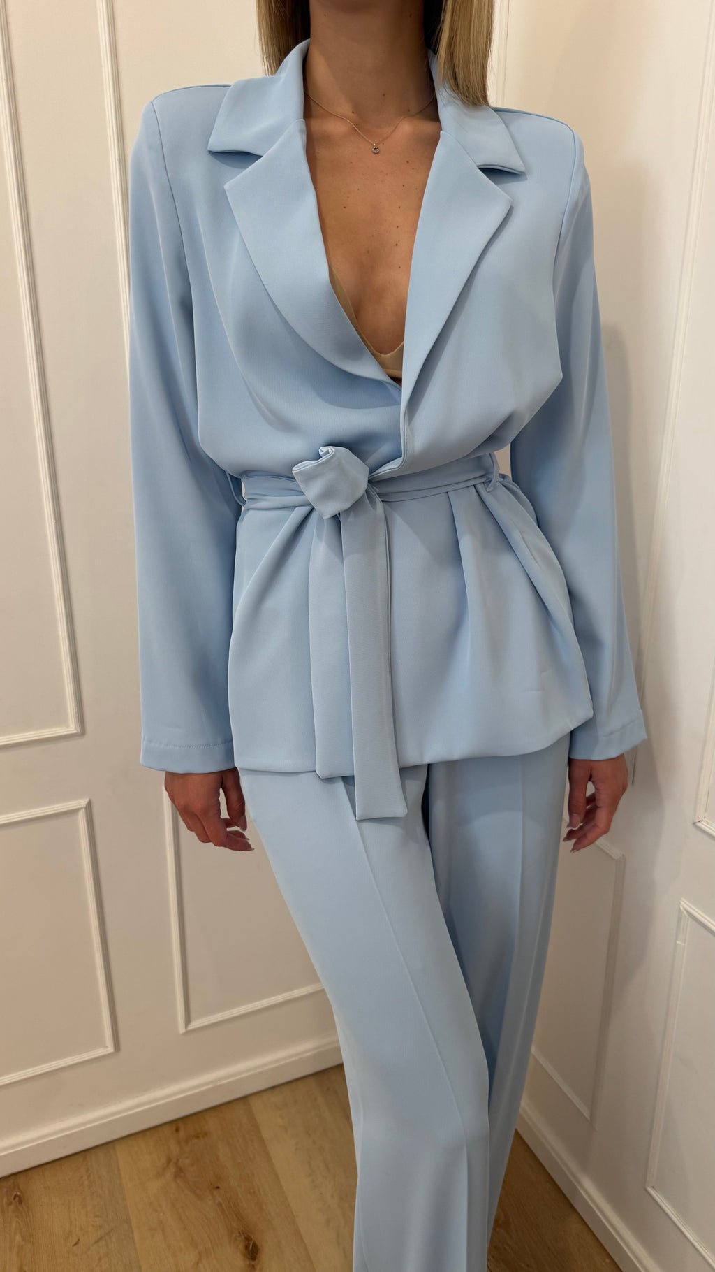 Tailleur azzurro Susy mix