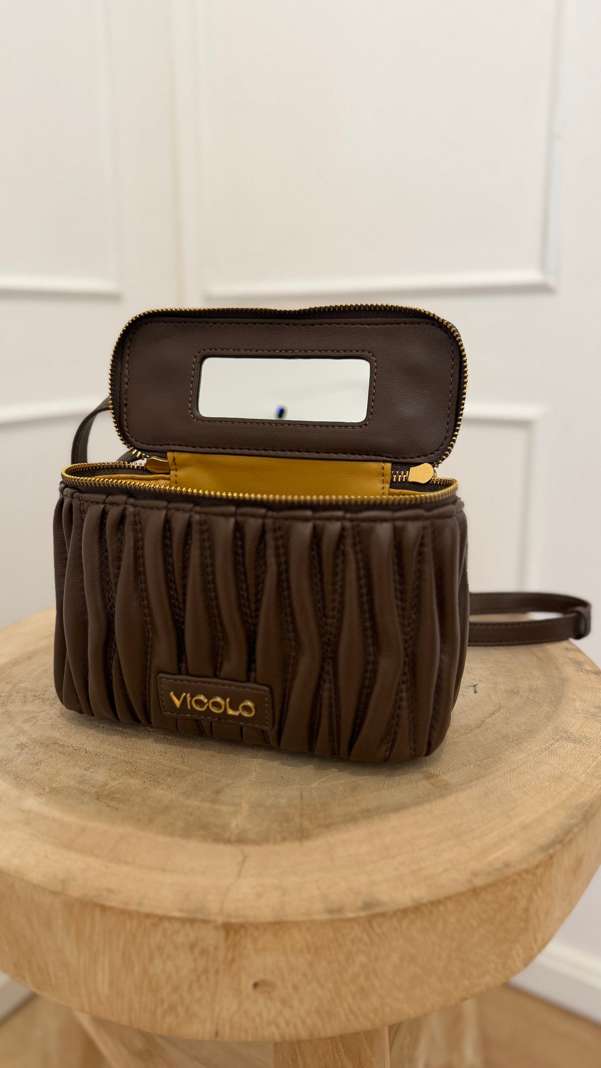 CHARLOTTE BAG MOKA VICOLO