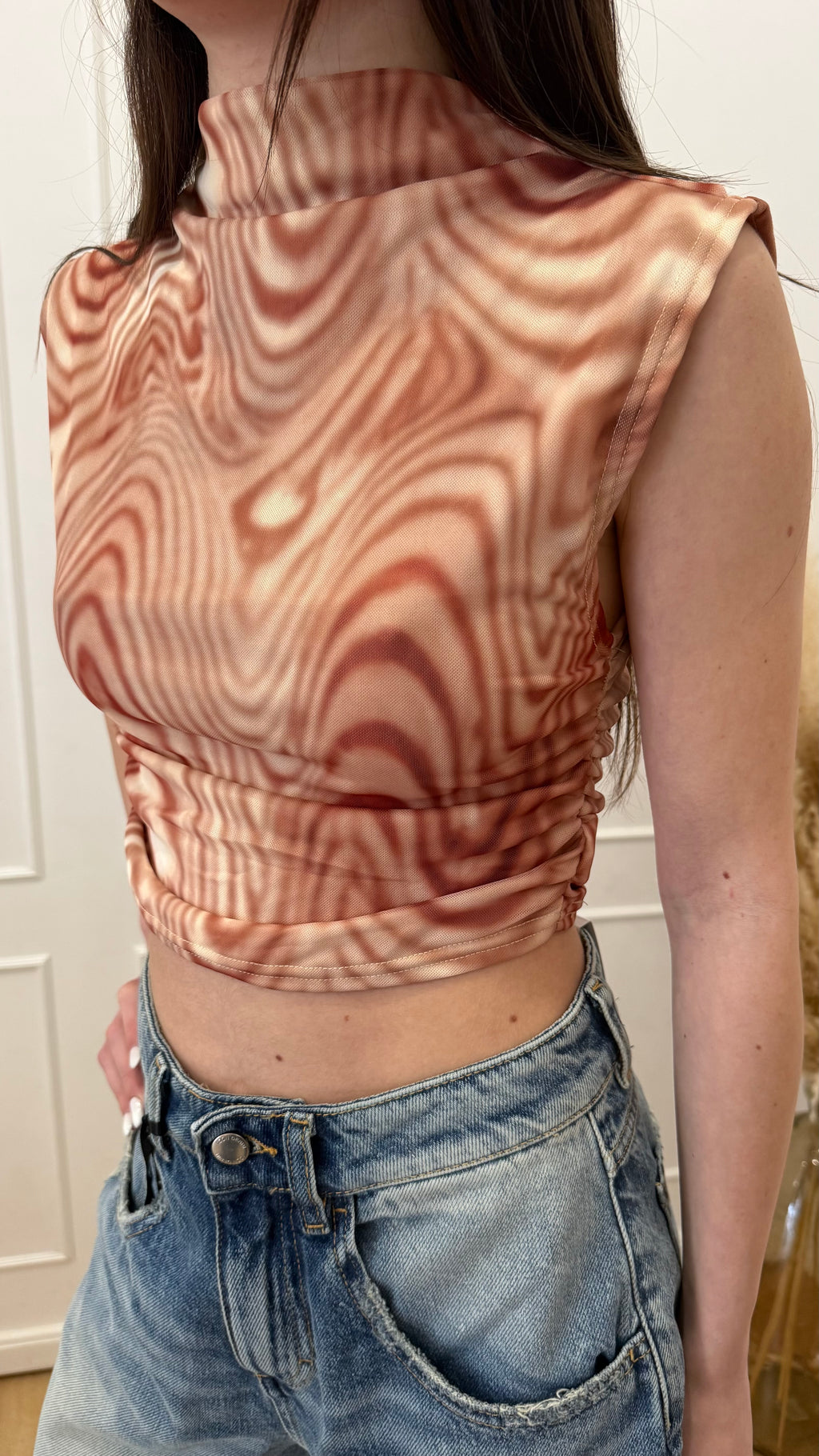 Top corto Glamorous