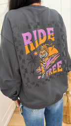 Felpa Over stampa RIDE FREE Vicolo