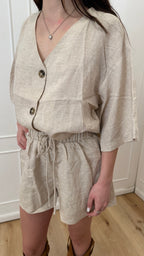 Camicetta Lino Glamorous