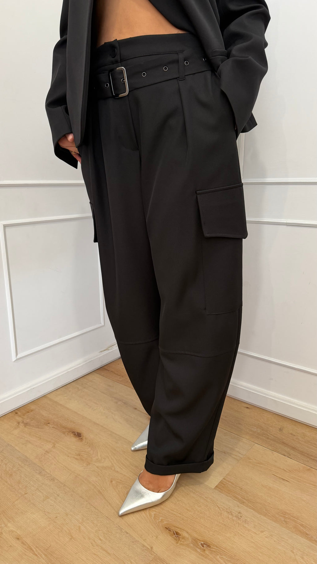 PANTALONE BALLOON  TASCONI NERO HAVEONE