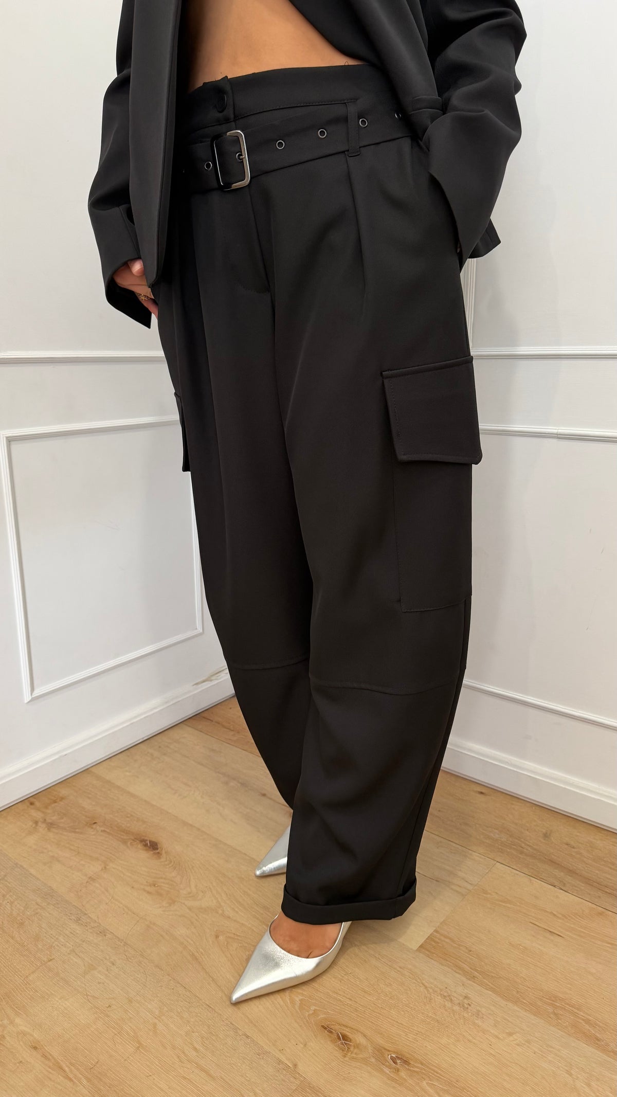 PANTALONE BALLOON  TASCONI NERO HAVEONE