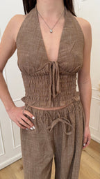 Top arricciato Glamorous