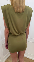 T shirt spalline verde oliva  kontatto