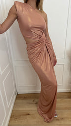 Abito astral rose gold alma sanchez