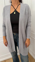 Cardigan Perla Lungo Basico Viscosa Griffai