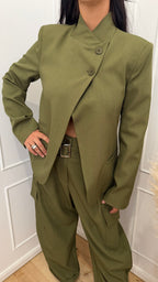 GIACCA COREANA VERDE MILITARE HAVEONE