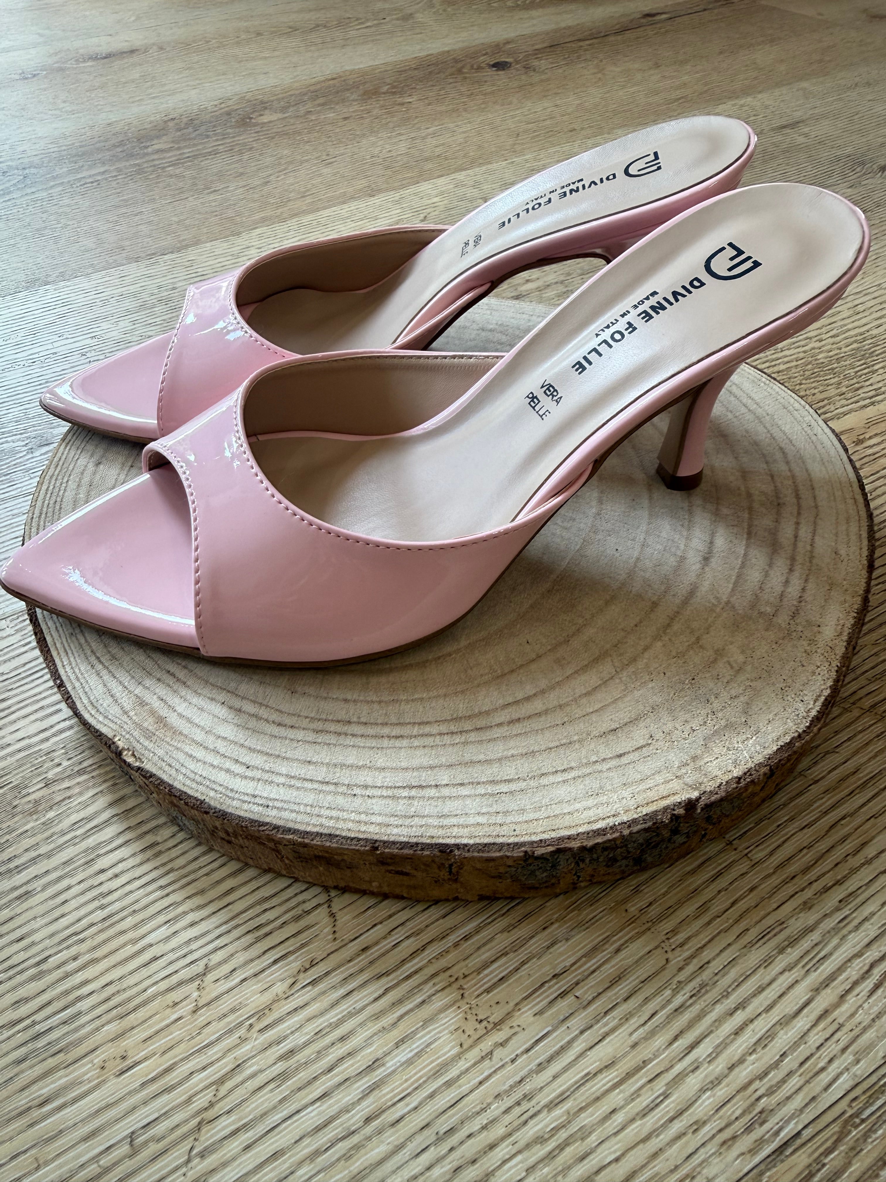 Décolleté sabot rosa divine follie