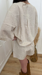 Camicetta Lino Glamorous