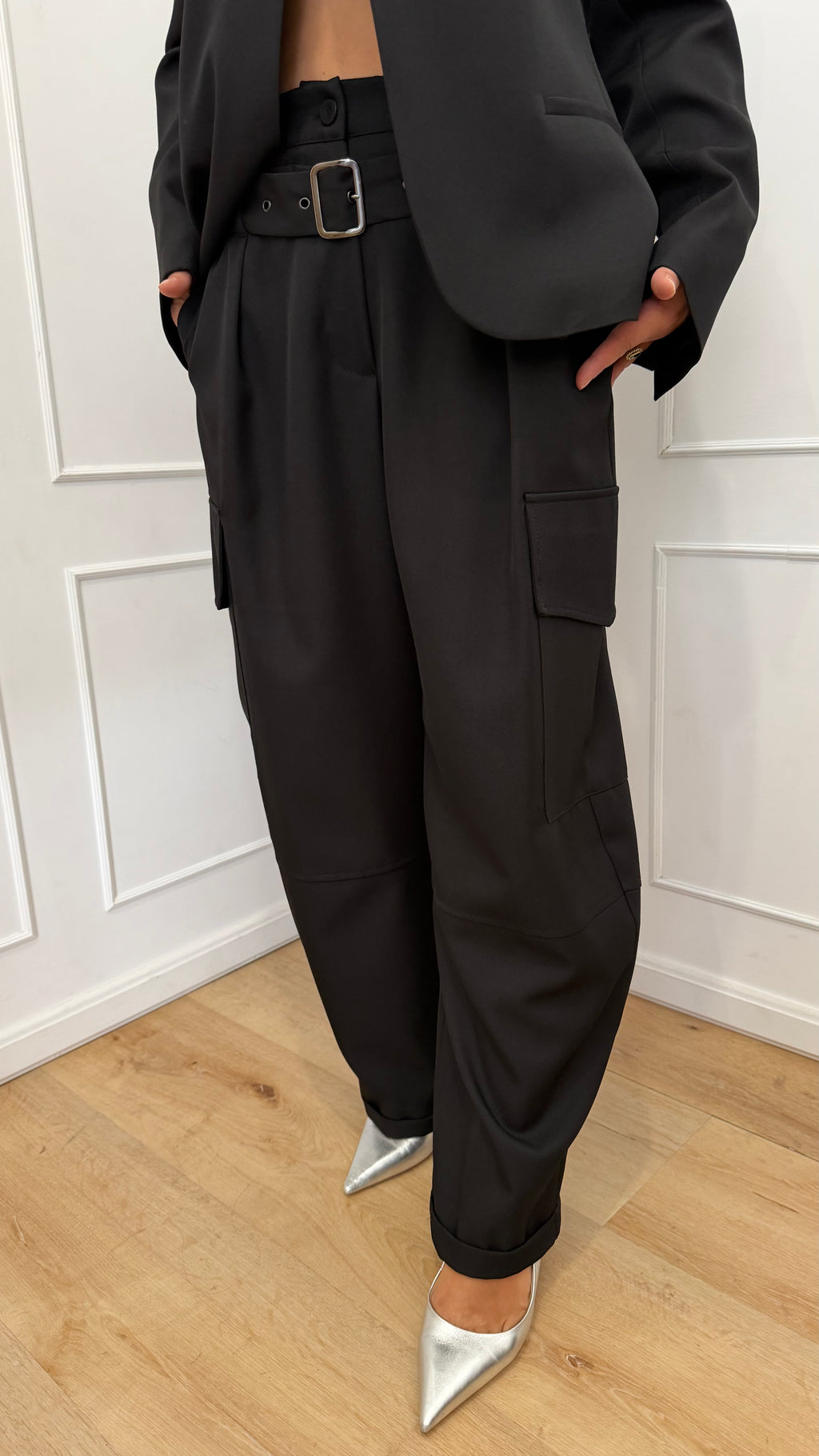 PANTALONE BALLOON  TASCONI NERO HAVEONE