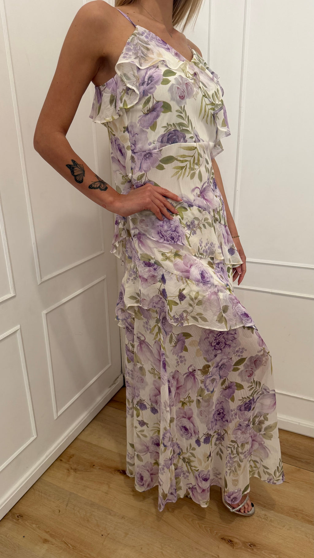 Abito bethany fiori the Dress London