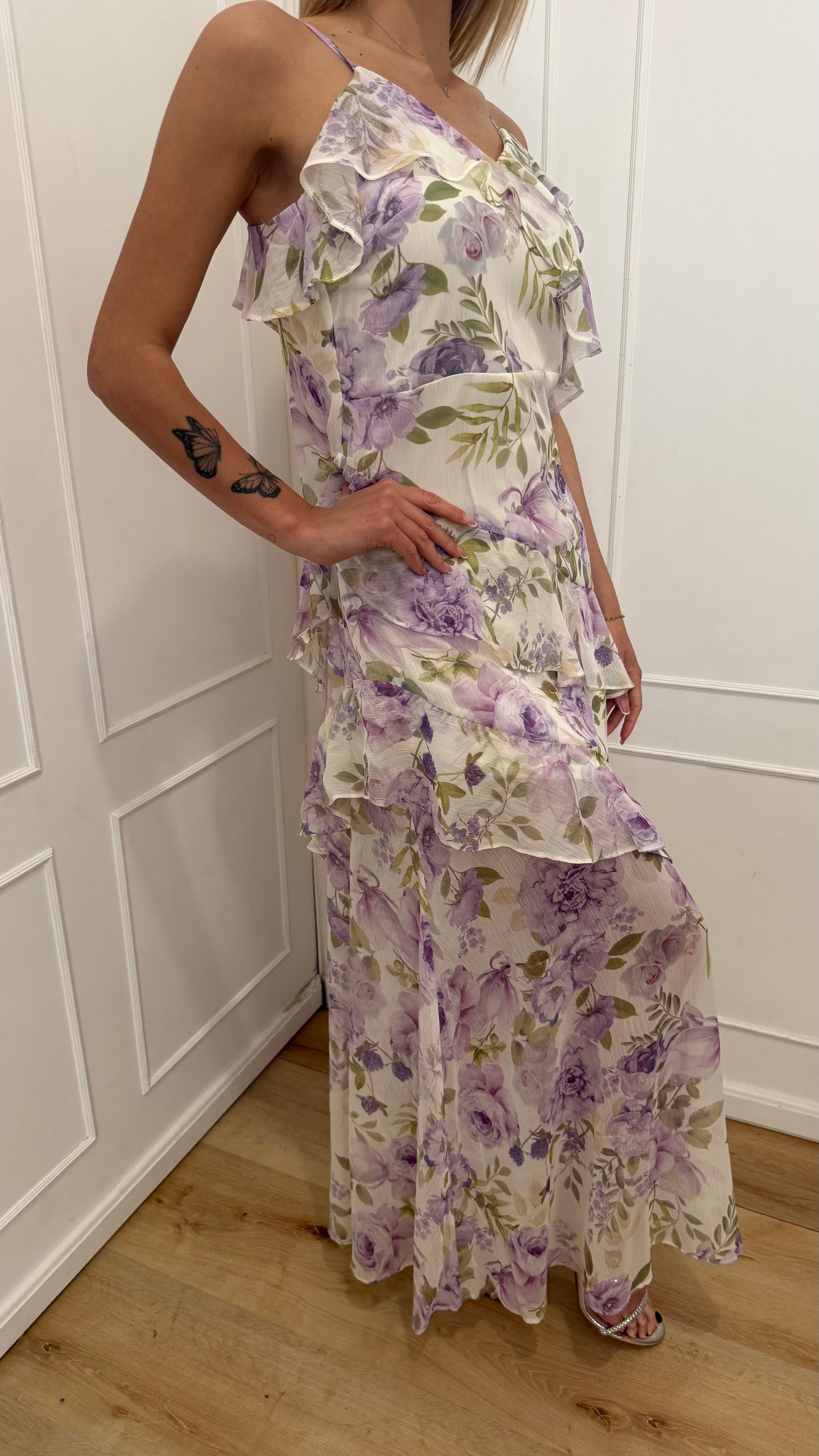 Abito bethany fiori the Dress London