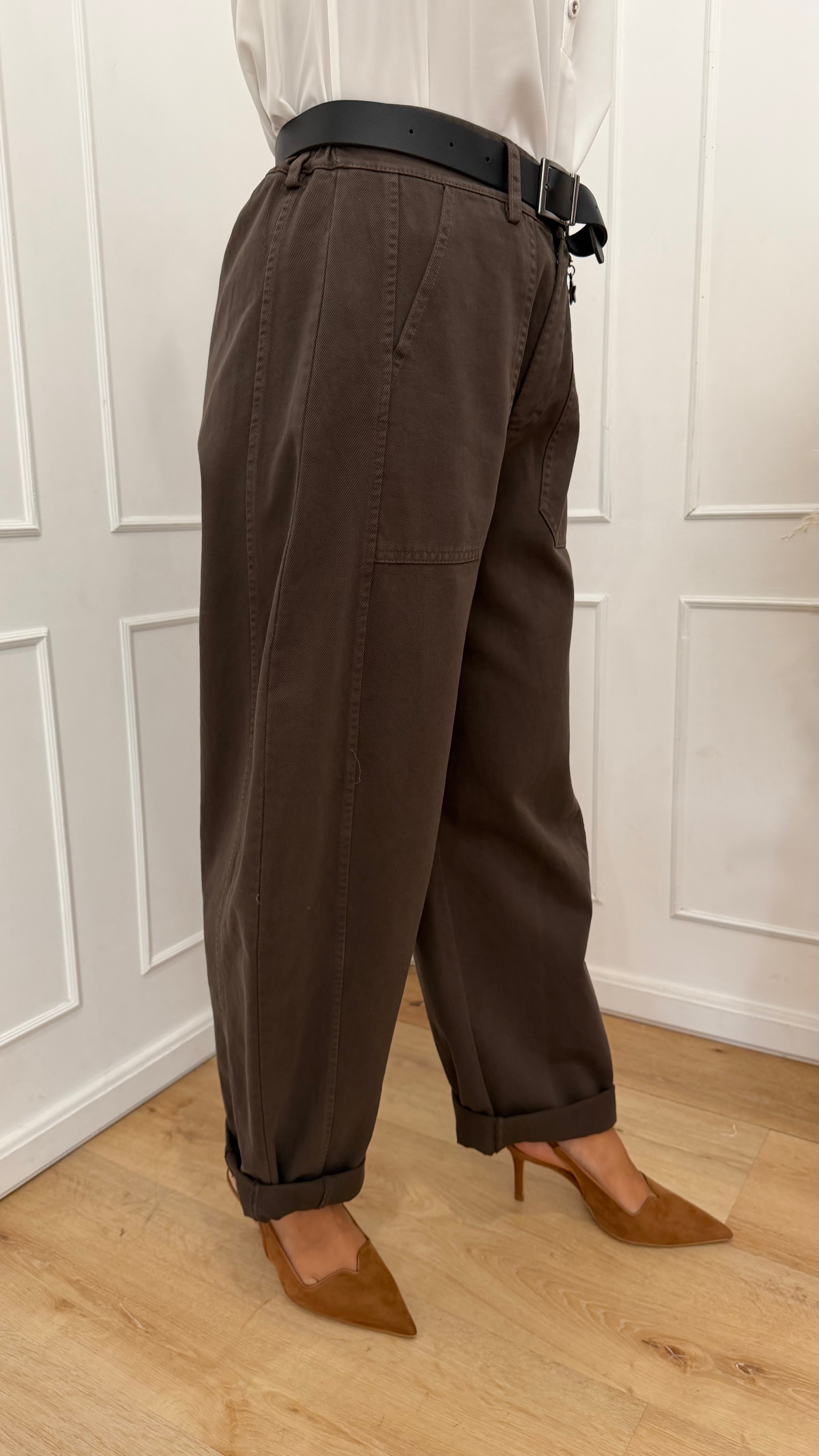 Pantalone ovetto stellina moro susymix