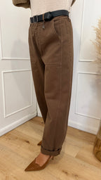 Pantalone ovetto stellina sigaro  susymix