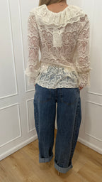 Camicia pizzo burro Susy mix