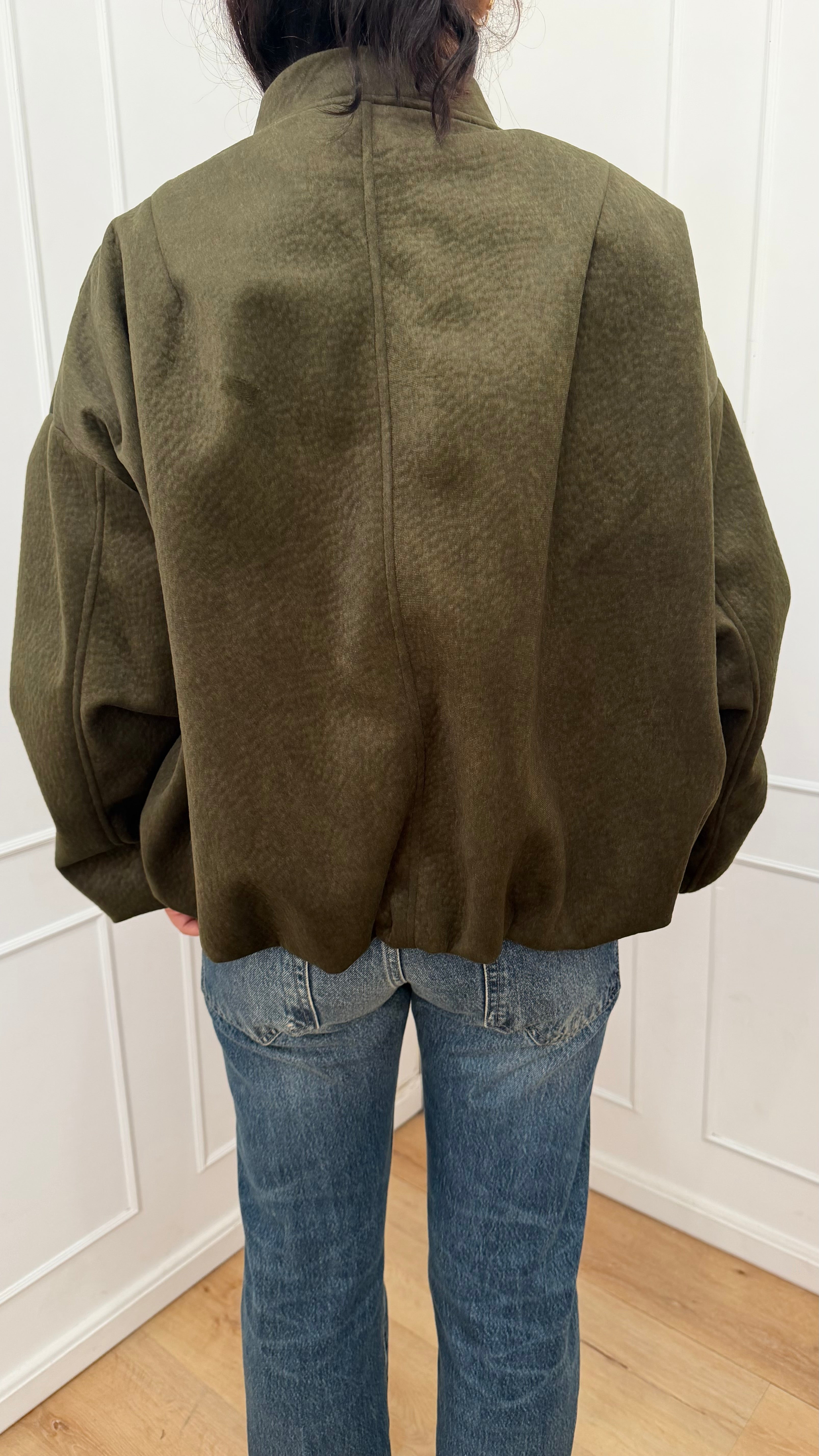 Bomber Verde Velluto Susy Mix