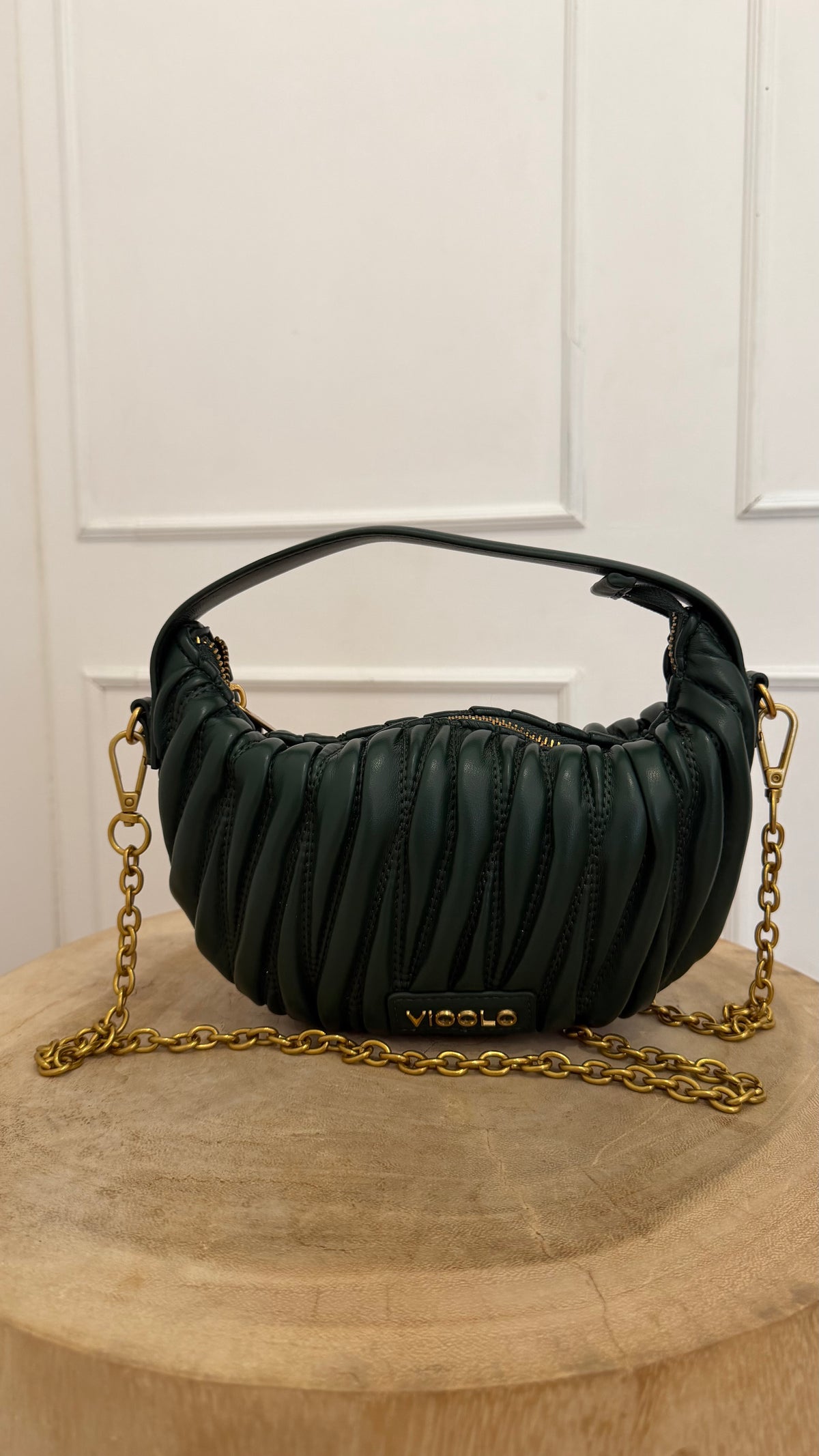 CROISSANT BAG VERDE FORESTA VICOLO