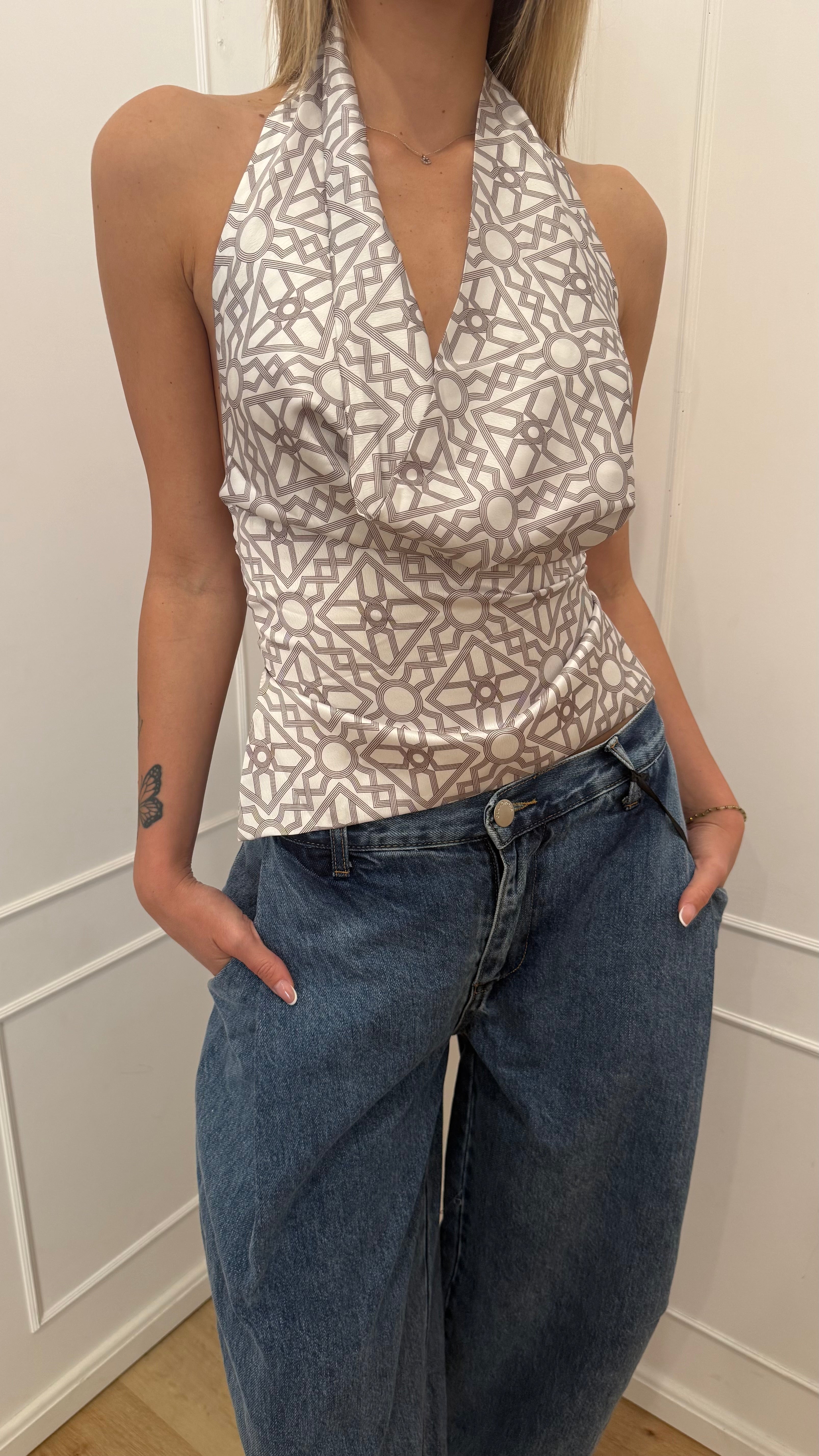 Top fantasia geometrica Glamorous