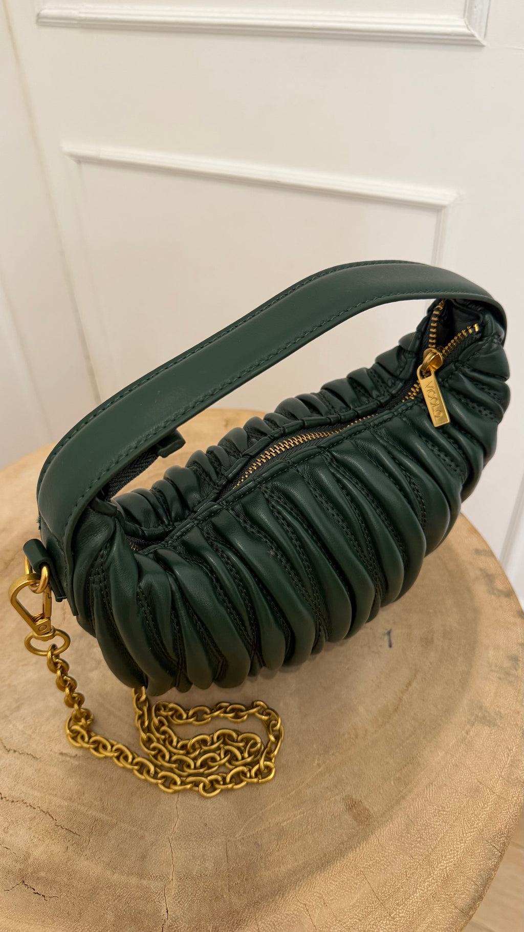 CROISSANT BAG VERDE FORESTA VICOLO