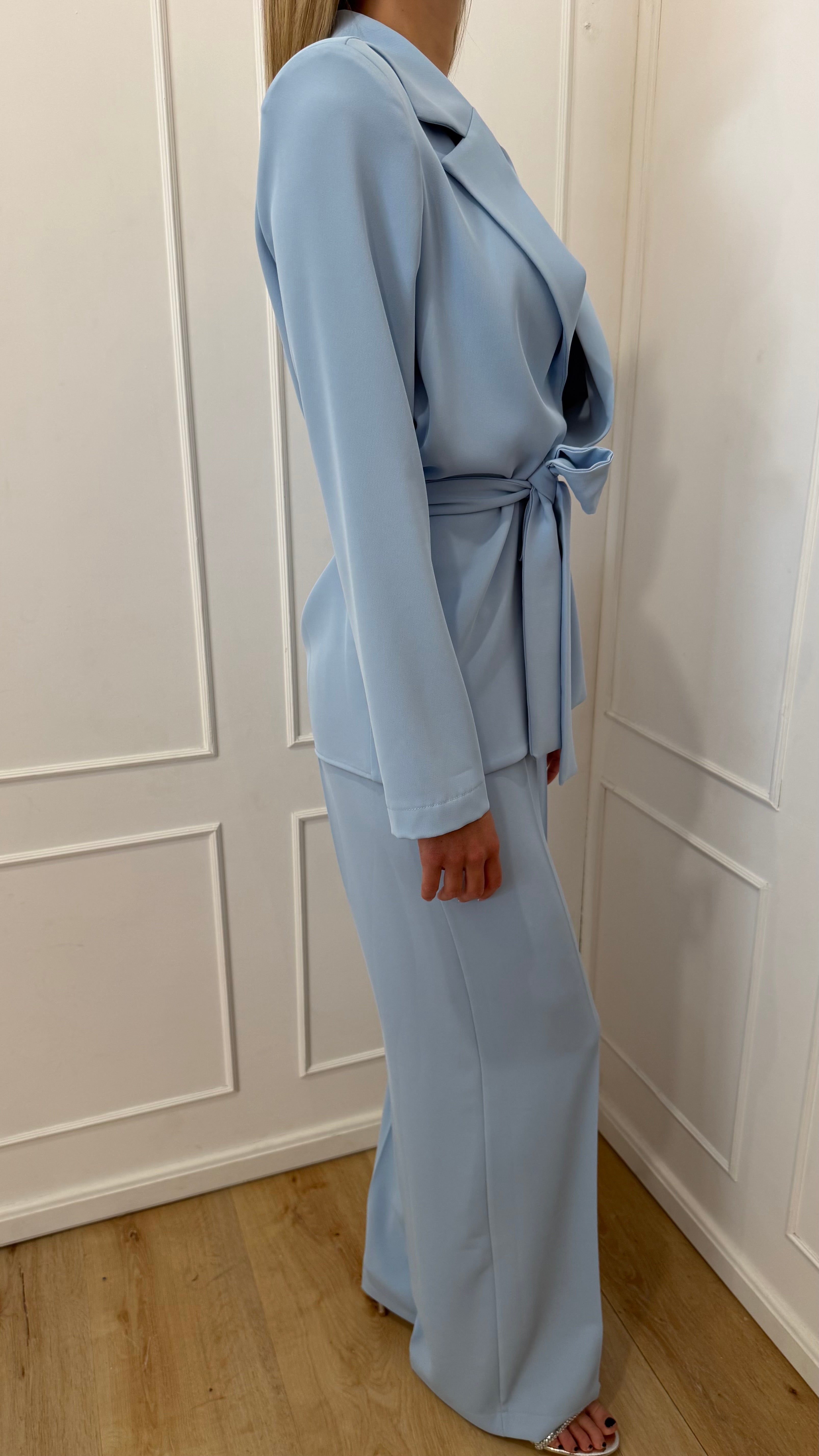 Tailleur azzurro Susy mix