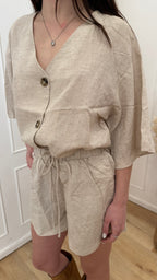 Camicetta Lino Glamorous