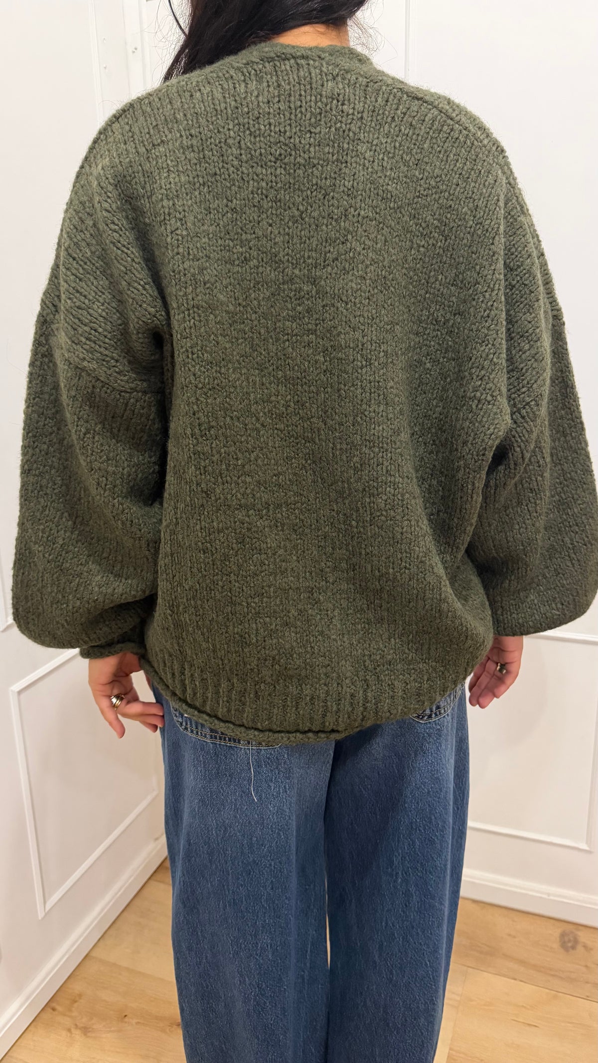 CARDIGAN BESTSELLER VERDE MILITARE HAVEONE