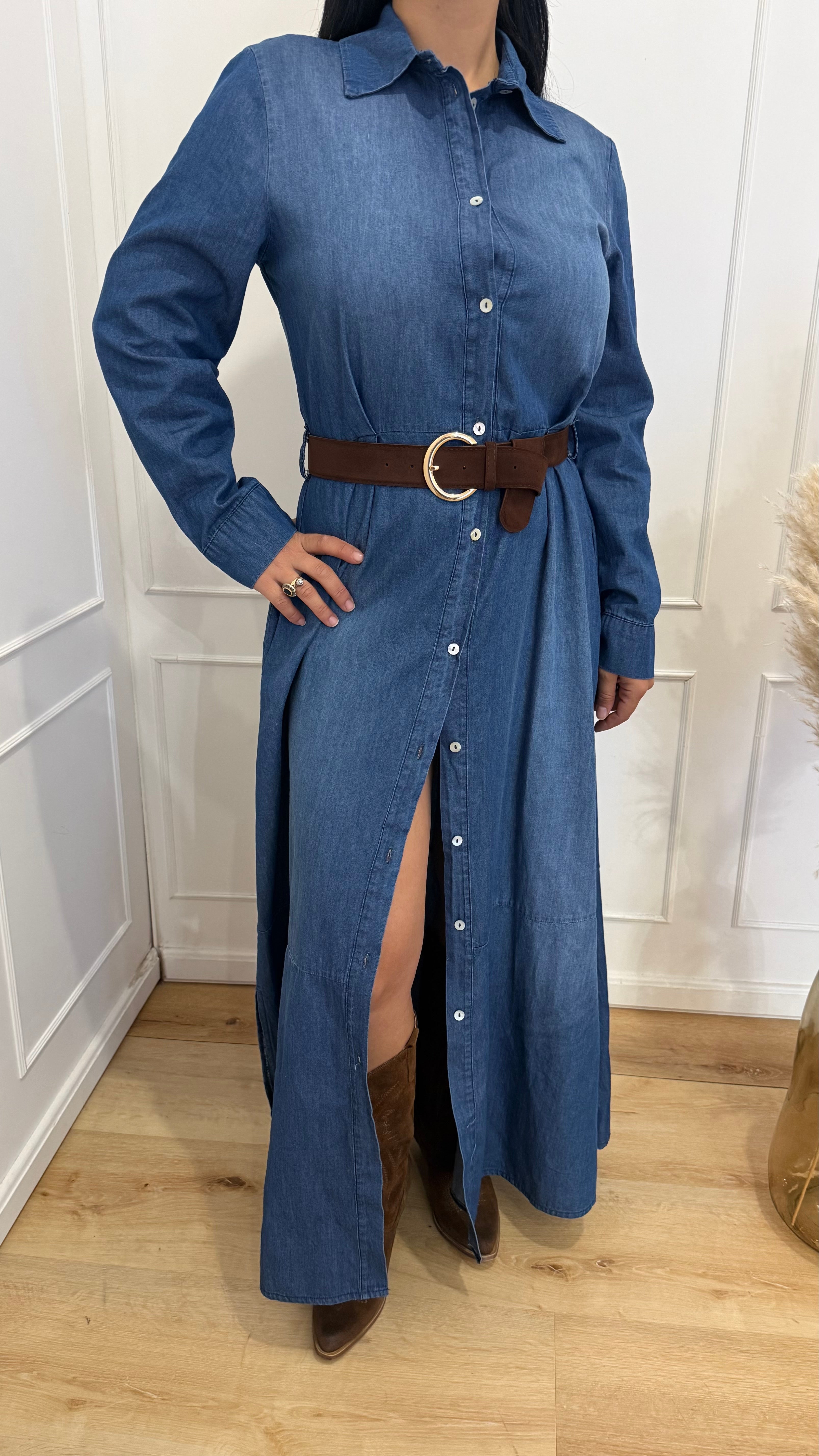 Abito denim lungo Vicolo