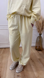 Completo in felpa Susy Mix giallo