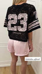 T-SHIRT manica corta in pizzo The labo