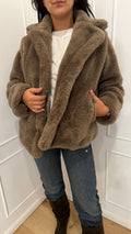 Pelliccina corta teddy Haveone
