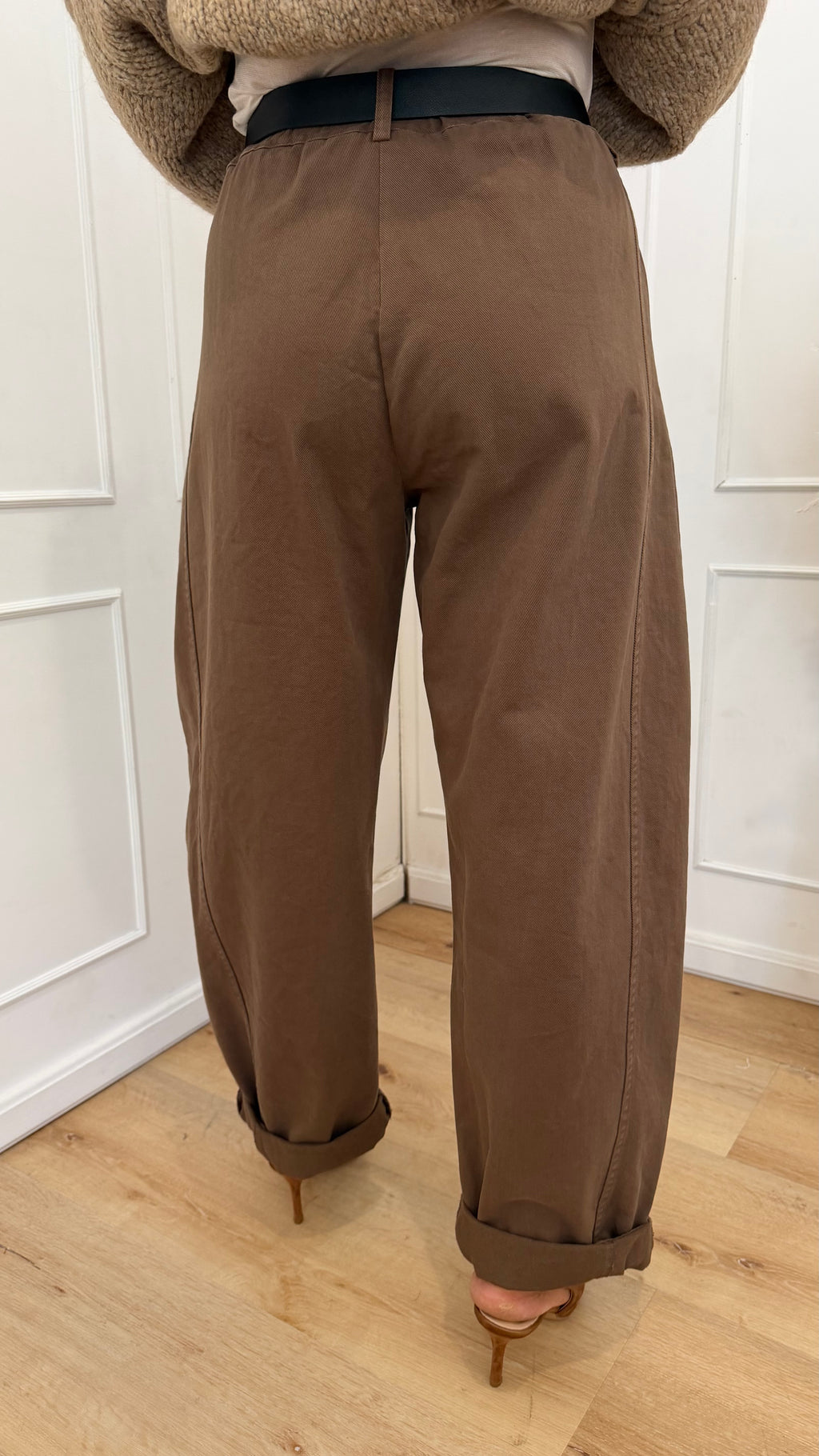 Pantalone ovetto stellina sigaro  susymix