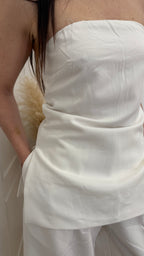 Top fascia bianco Glamorous