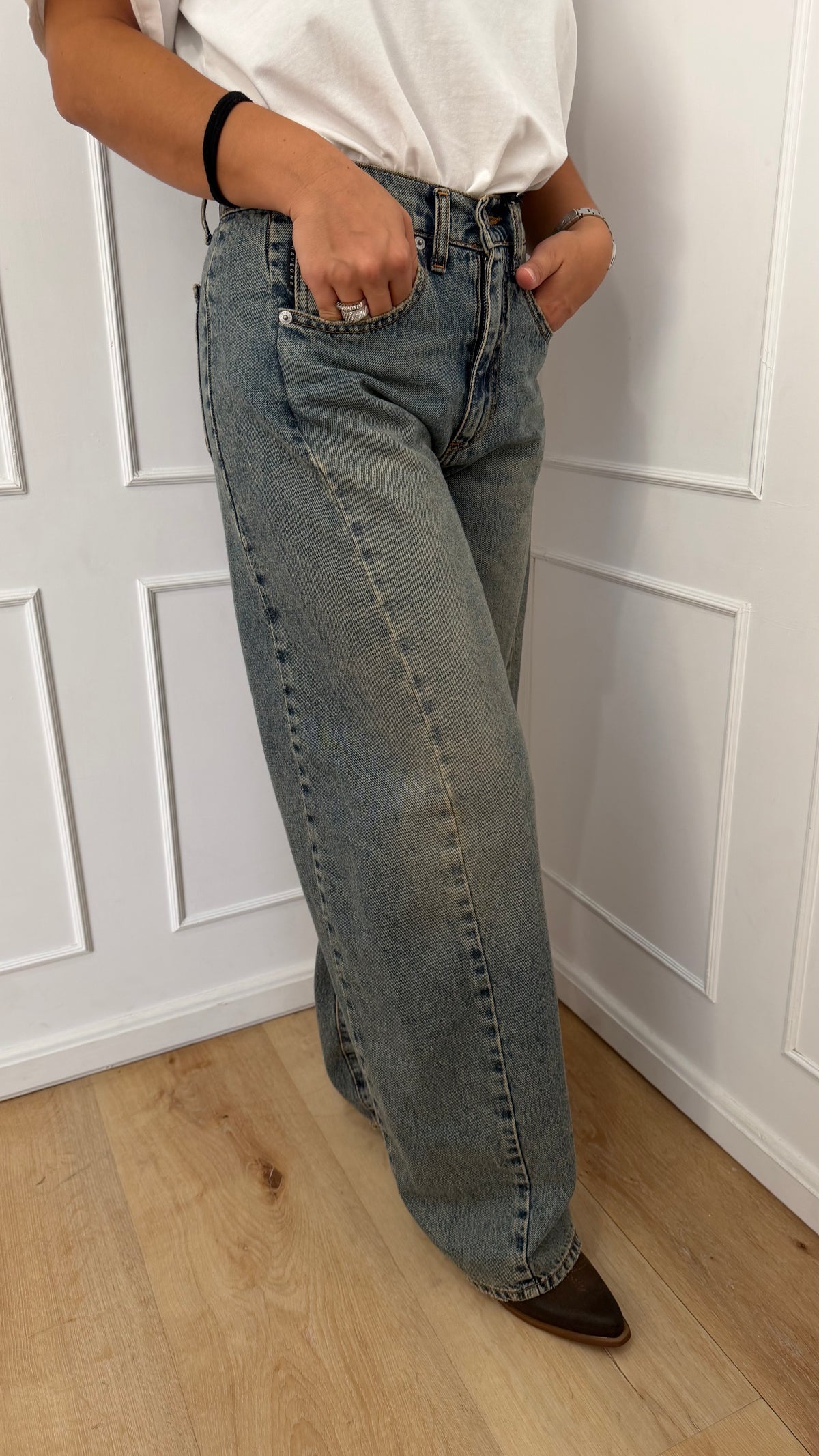 JEANS LUCY DENIM BLU  HAVEONE