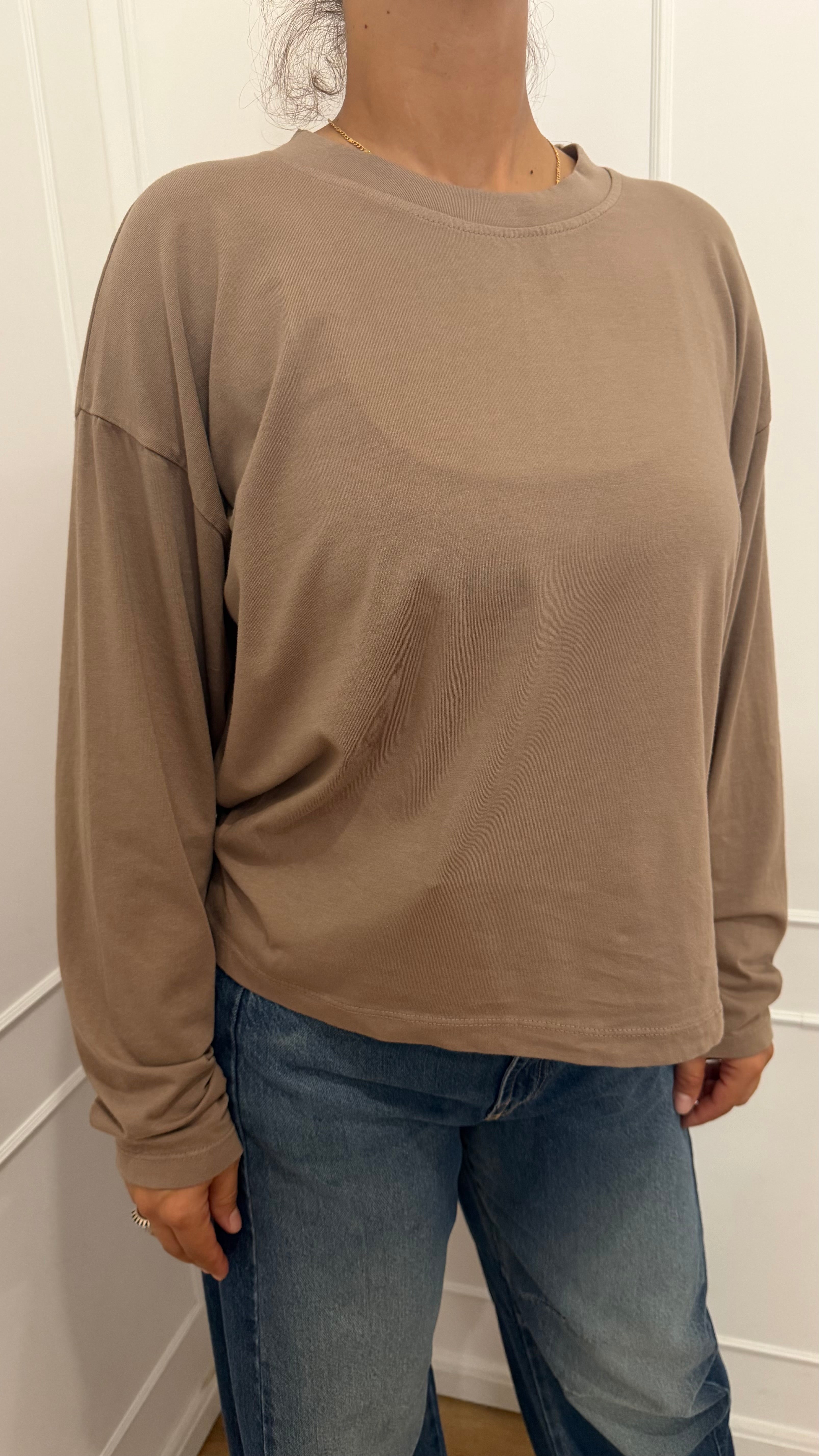 Maglia scatola tortora  Haveone