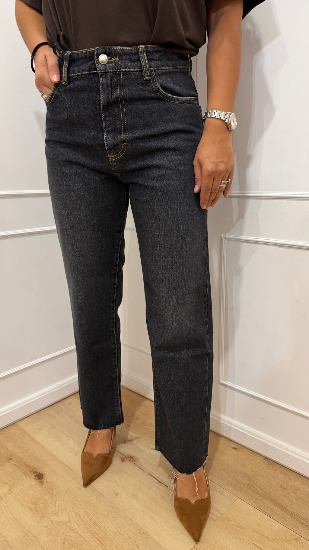 Jeans Jill noir Icon denim
