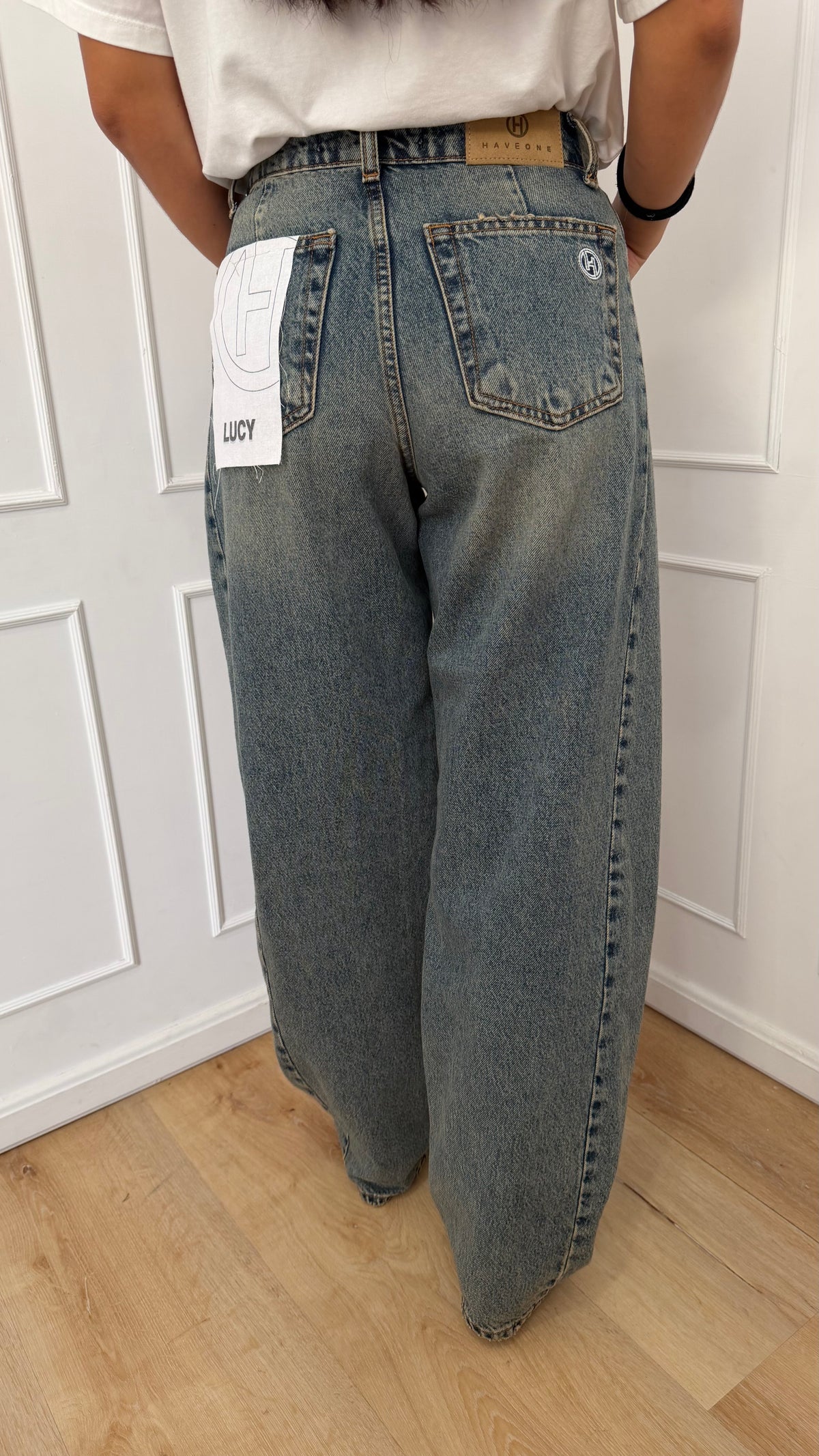 JEANS LUCY DENIM BLU  HAVEONE