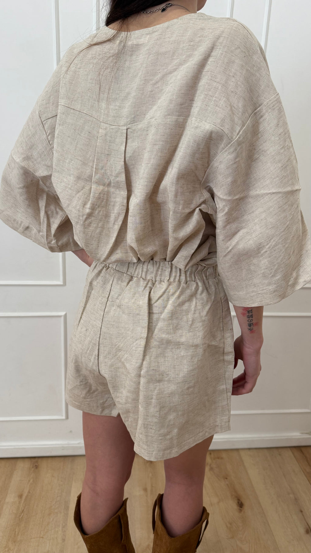 Camicetta Lino Glamorous