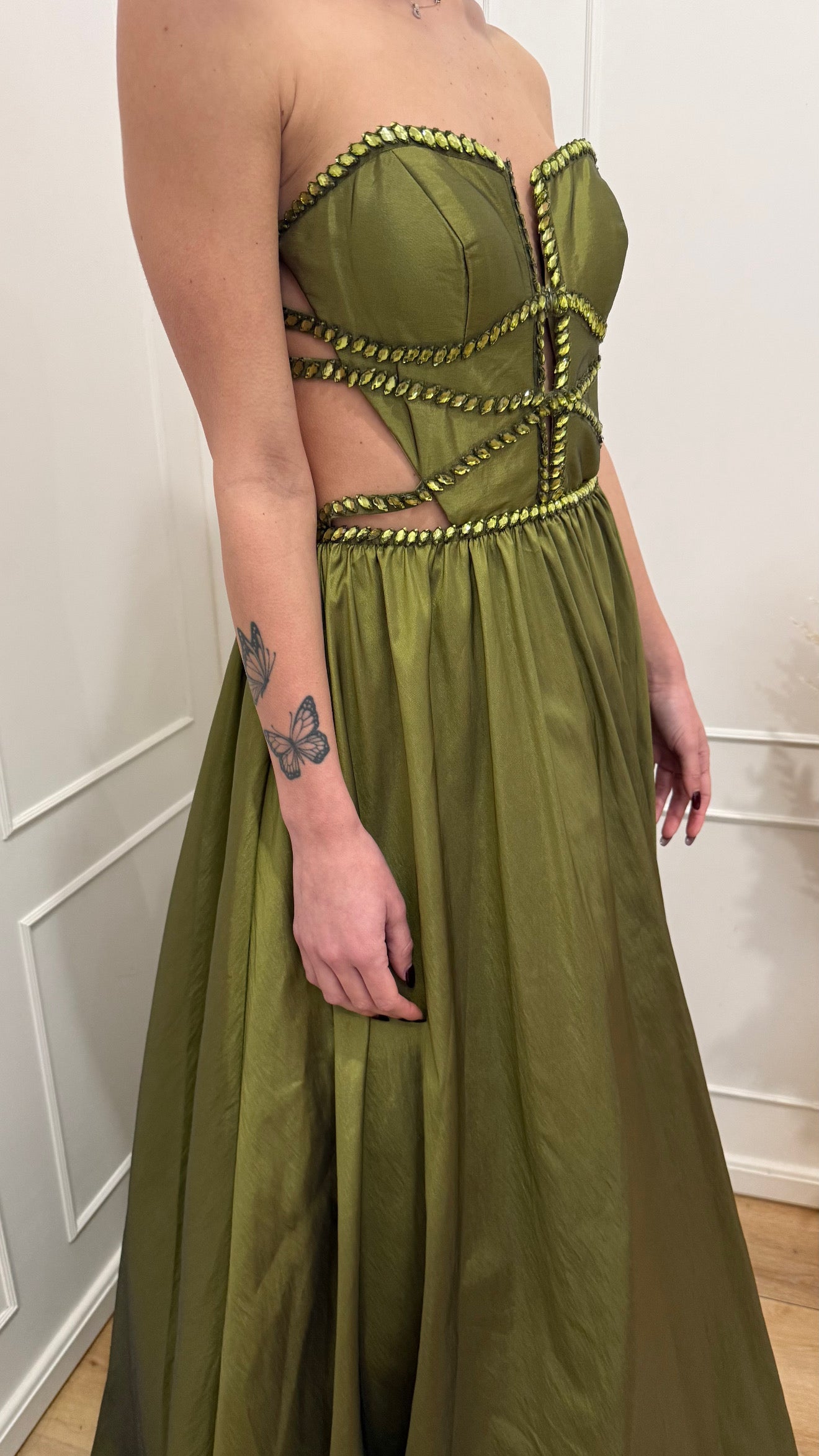 Abito verde Vivien Luxury