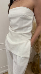 Top fascia bianco Glamorous