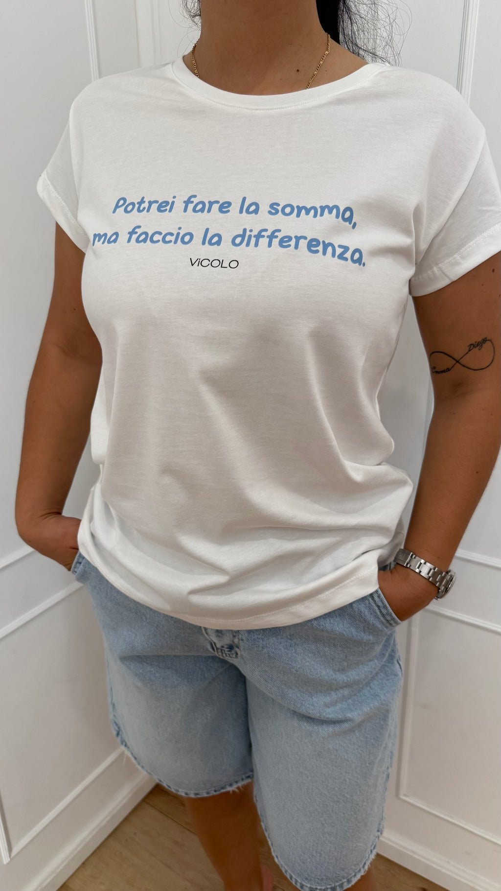 T shirt potrei fare la somma ma faccio la differenza vicolo