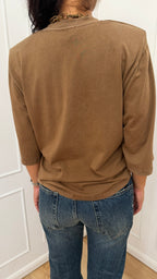 T-shirt cioccolato con collana Susy Mix