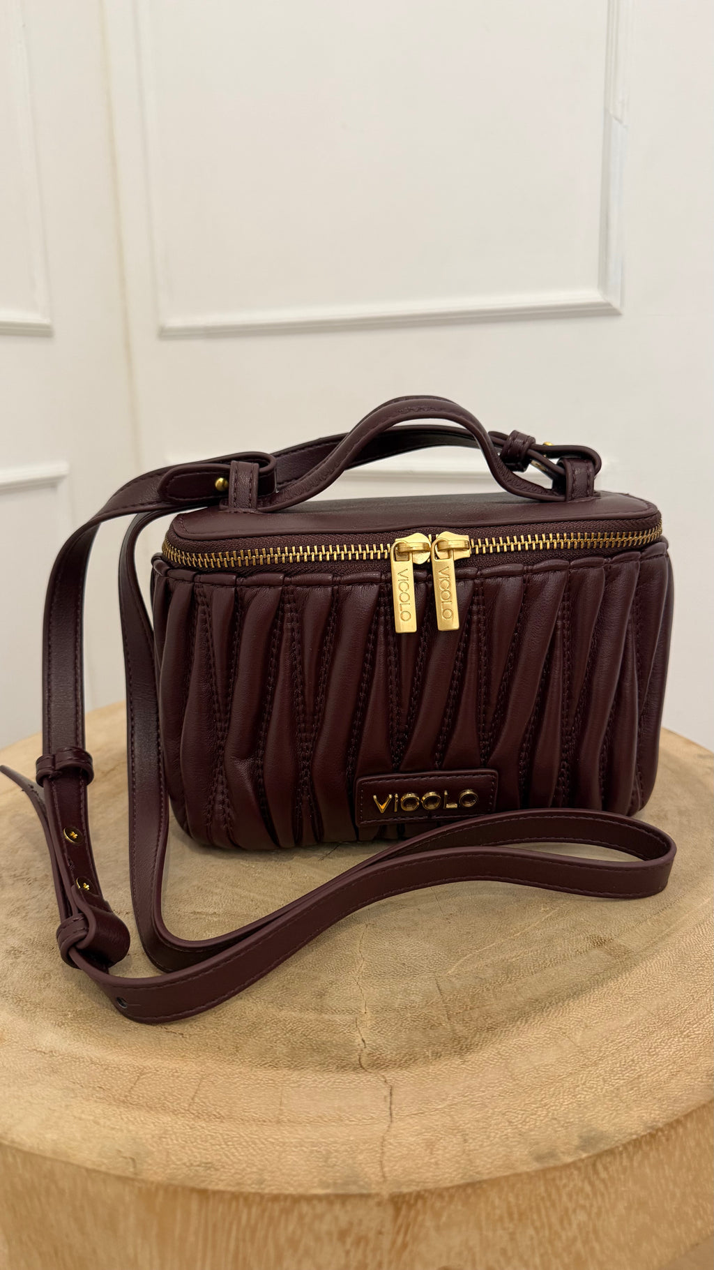 CHARLOTTE BAG BORDEAUX VICOLO